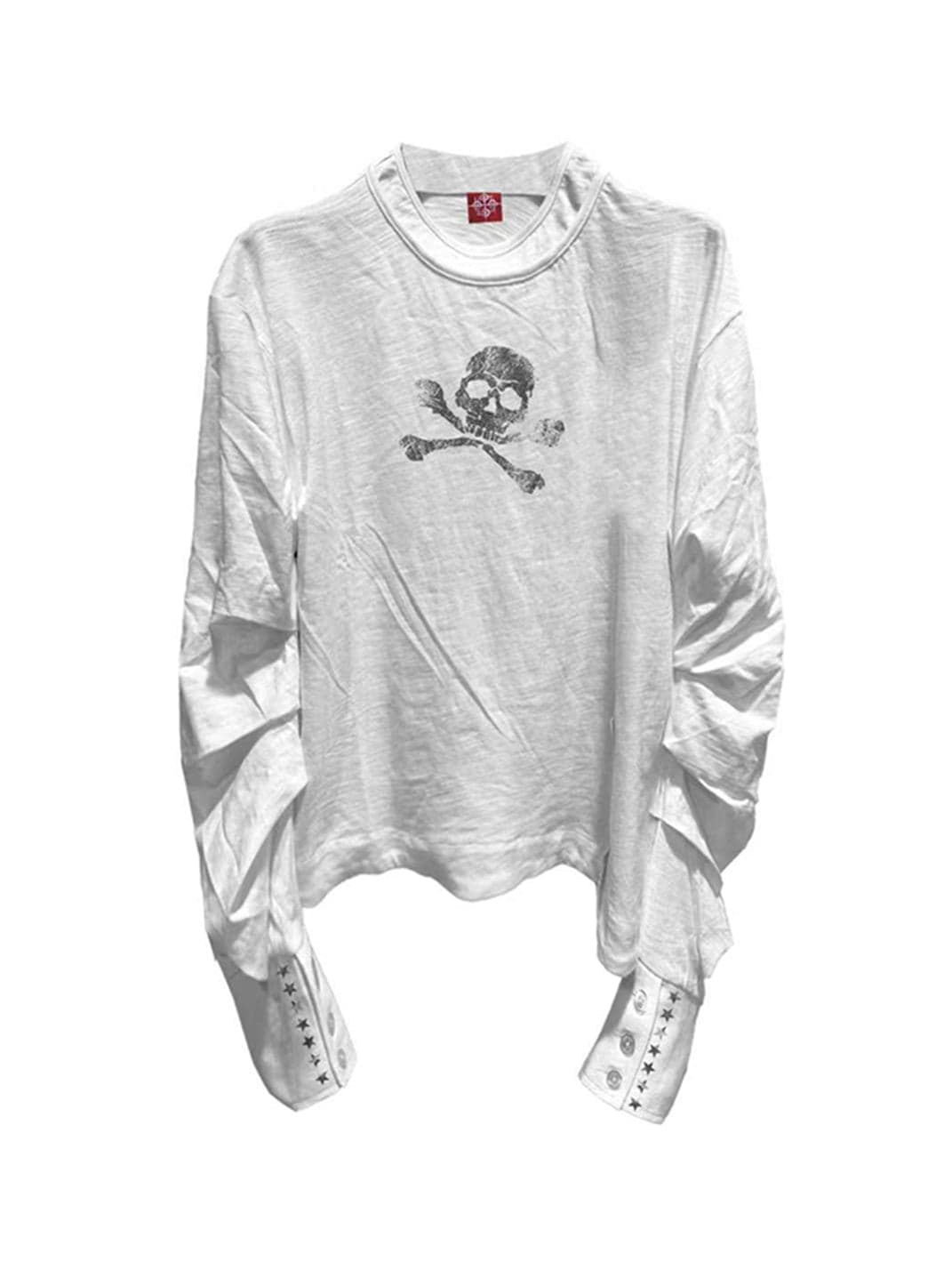 DETW | Skull-Shaped Scimitar Pleated Long Sleeves